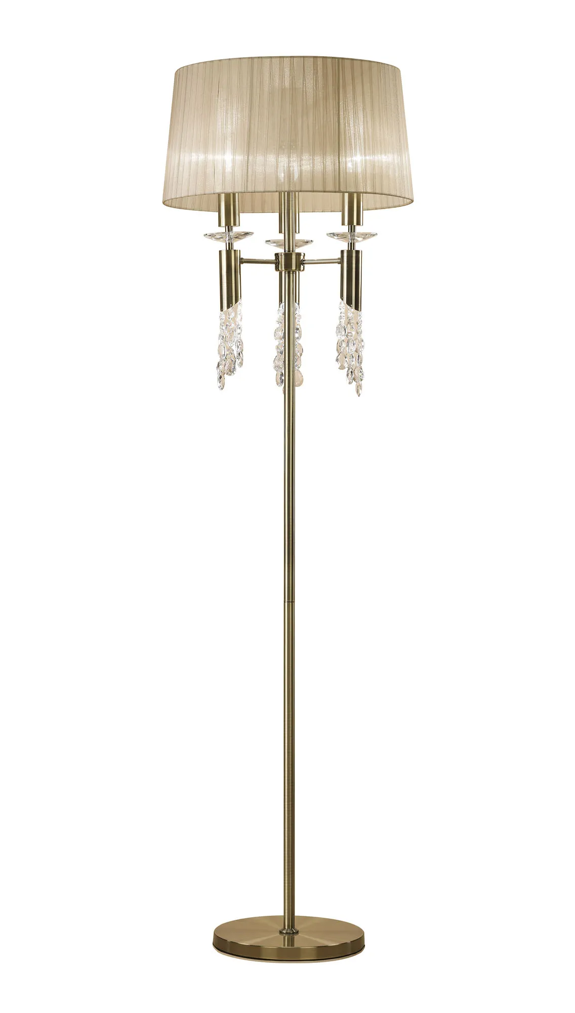Tiffany AB Crystal Floor Lamps Mantra Shaded Floor Lamps